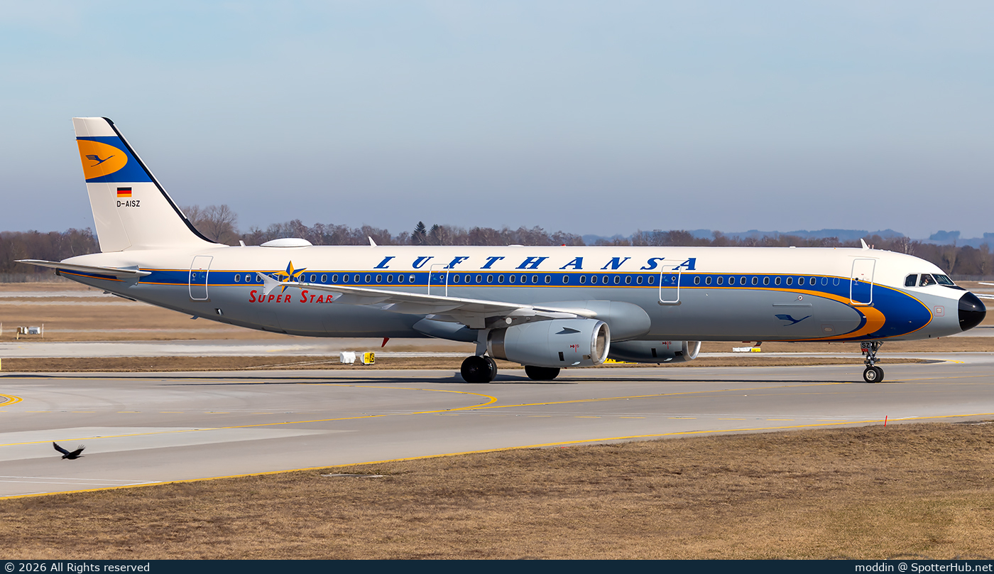 Photo of D-AISZ - Airbus A321-231 operated by Lufthansa