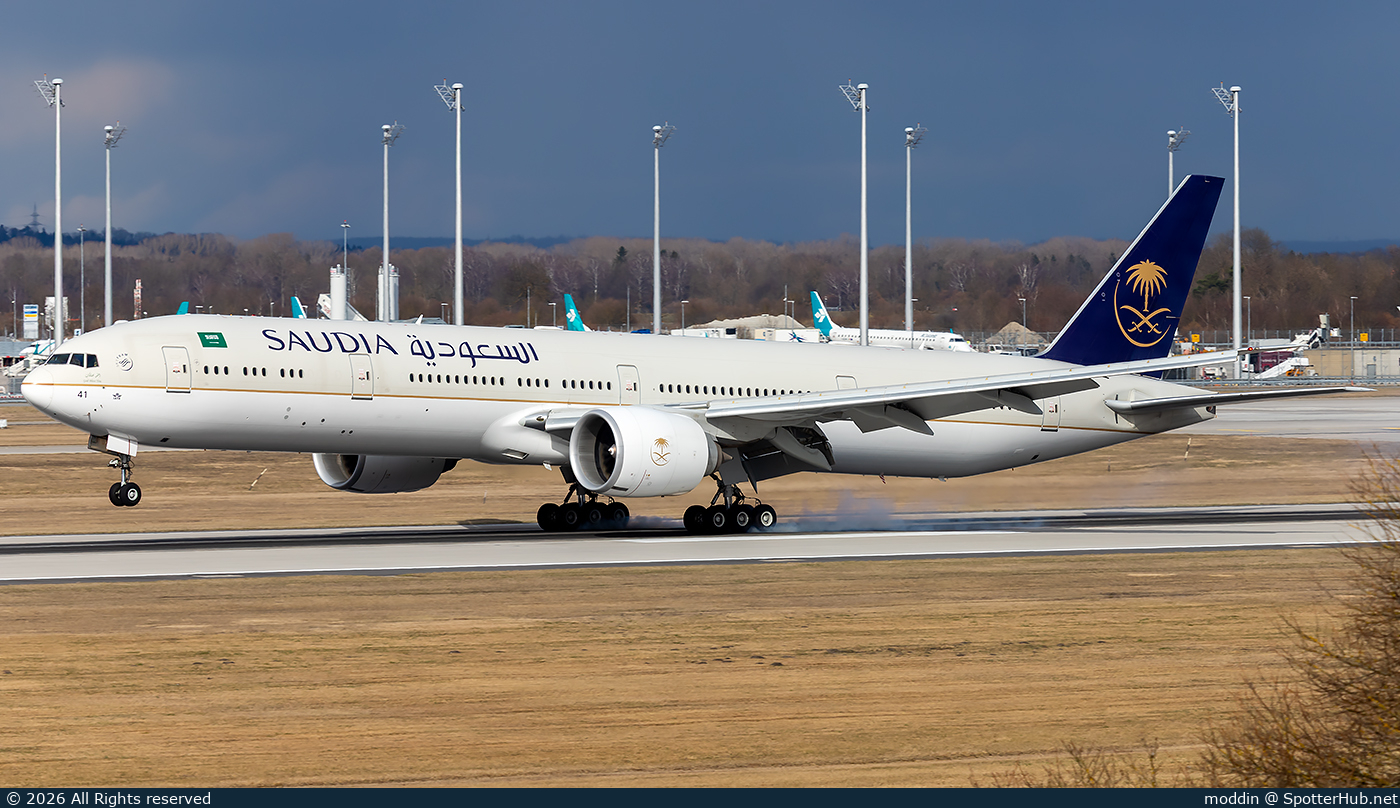 Photo of HZ-AK41 - Boeing 777-368(ER) operated by Saudia