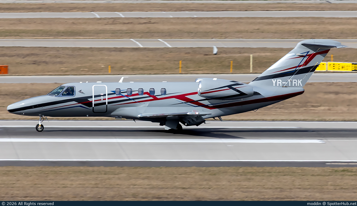 Photo of YR-TRK - Cessna 525C Citation CJ4 operated by Toyo Aviation