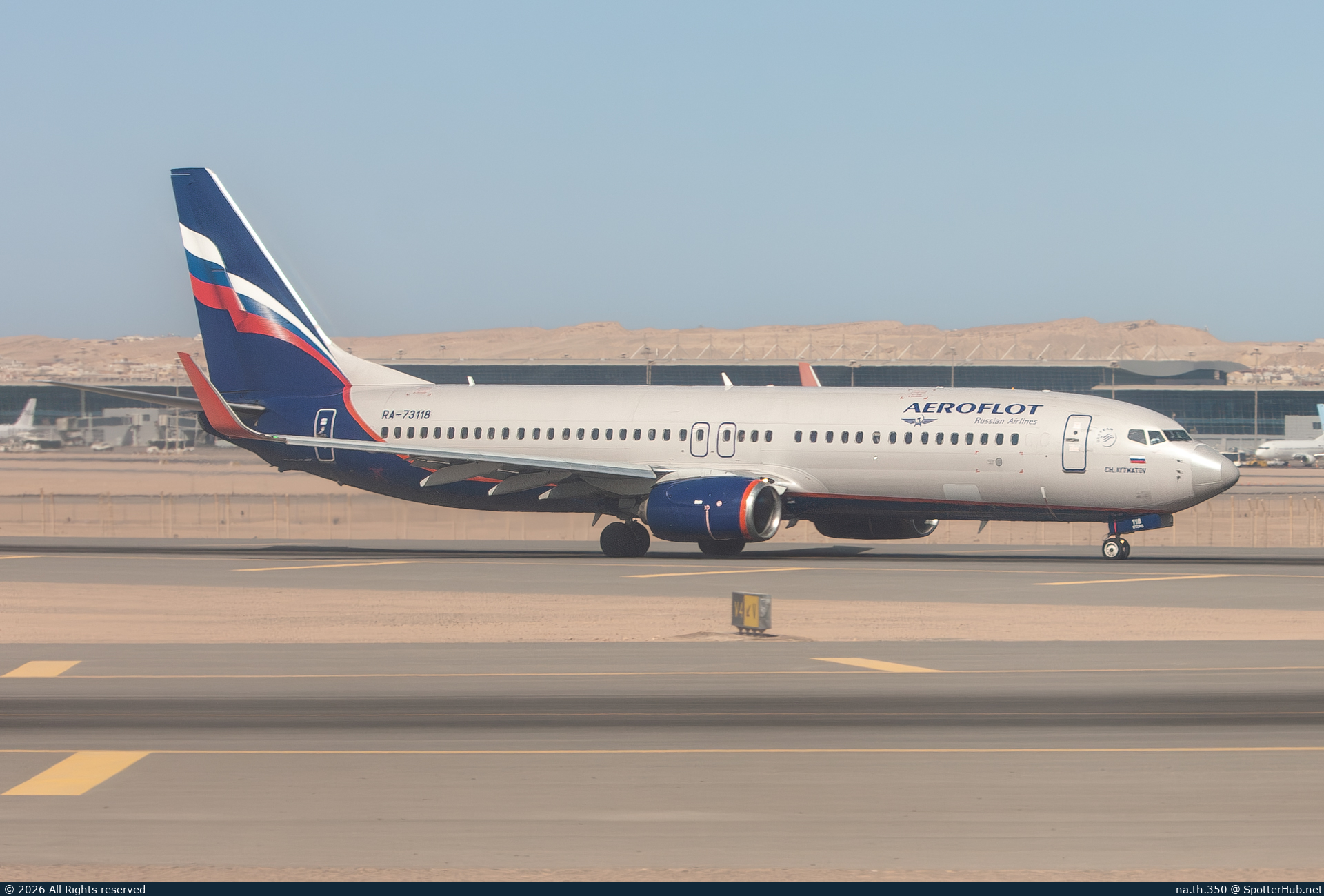 Photo of RA-73118 - Boeing 737-8LJ operated by Aeroflot