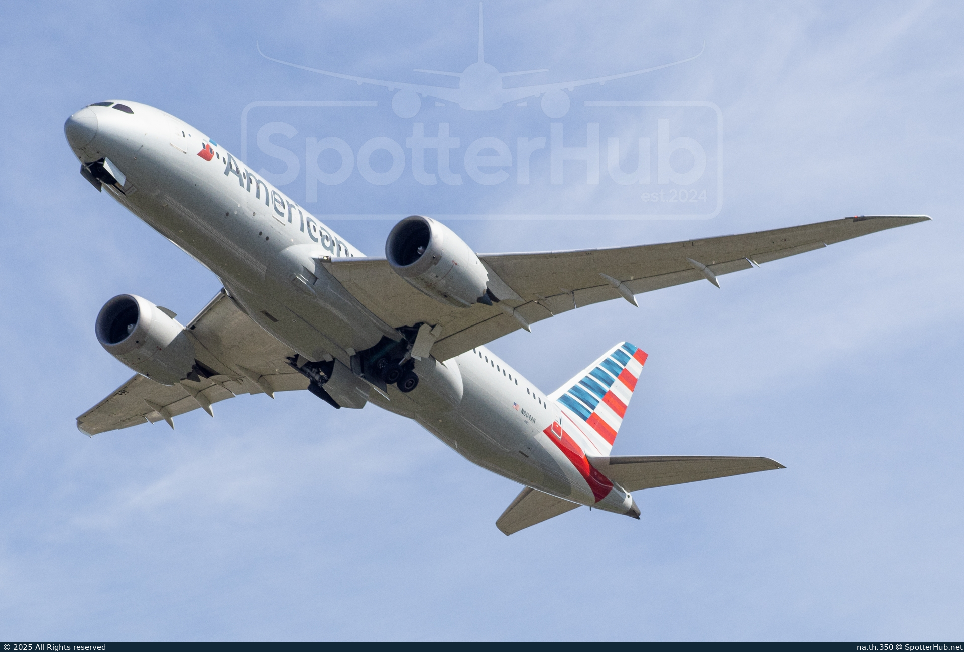 Photo of N804AN - Boeing 787-8 Dreamliner operated by American Airlines