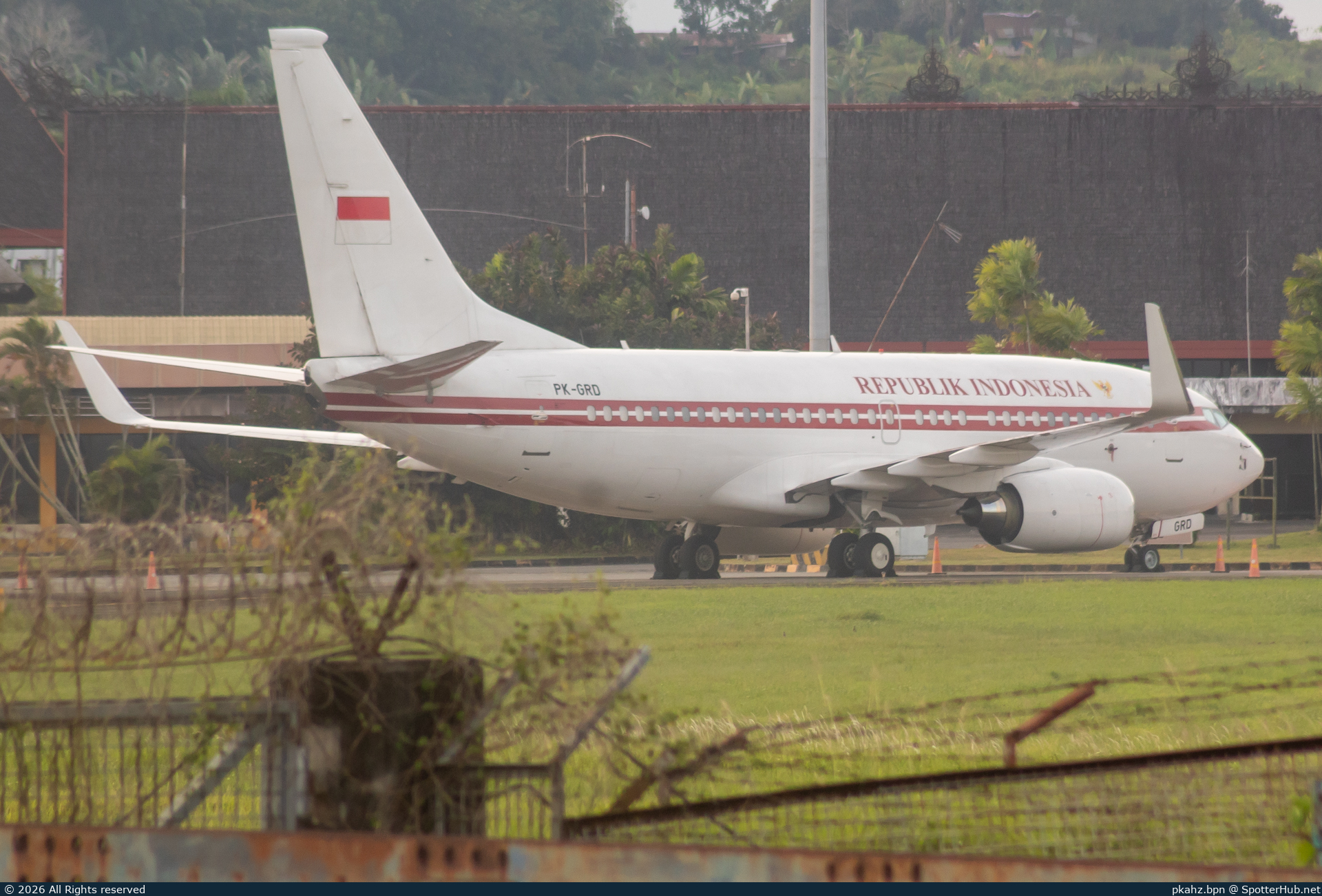 Photo of PK-GRD - Boeing 737-73Q(BBJ) operated by Government of Indonesia