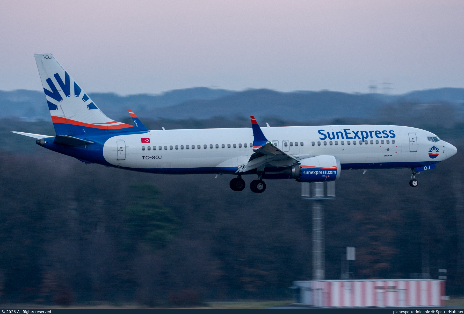 Photo of TC-SOJ - Boeing 737 MAX 8 operated by SunExpress