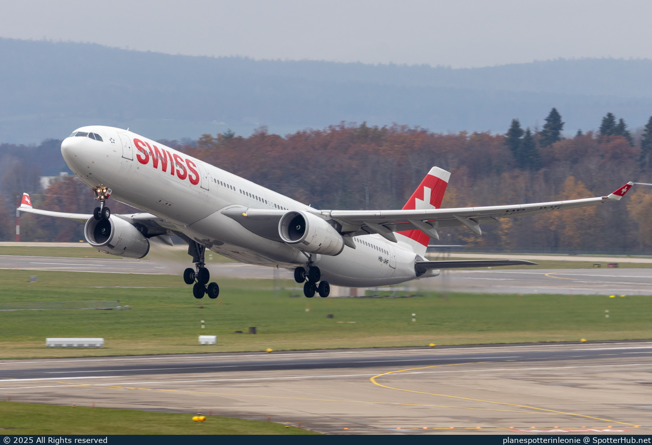 Photo of HB-JHF - Airbus A330-343 operated by Swiss International Air Lines