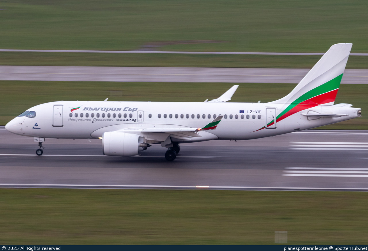 Photo of LZ-VIE - Airbus A220-100 operated by Bulgaria Air