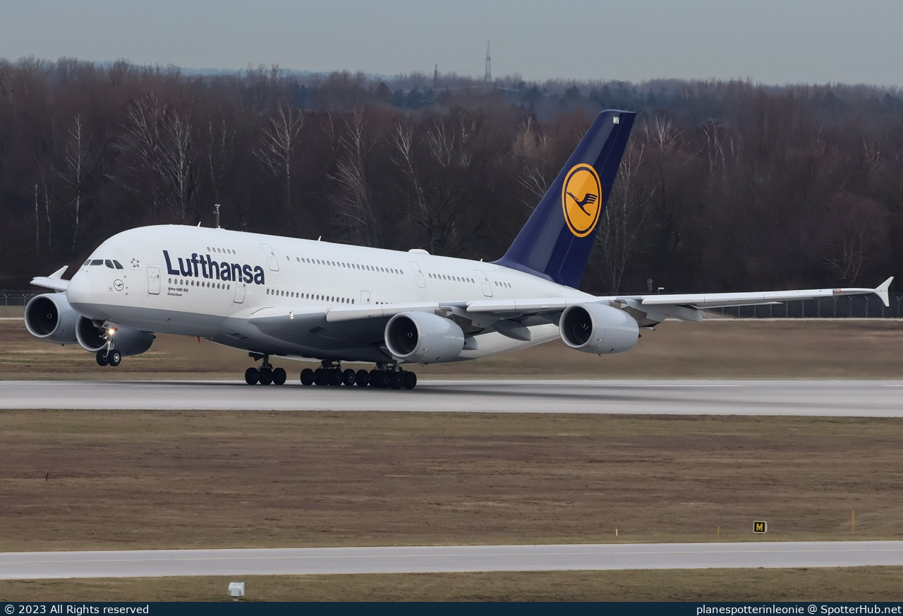 Photo of D-AIMN - Airbus A380-841 operated by Lufthansa