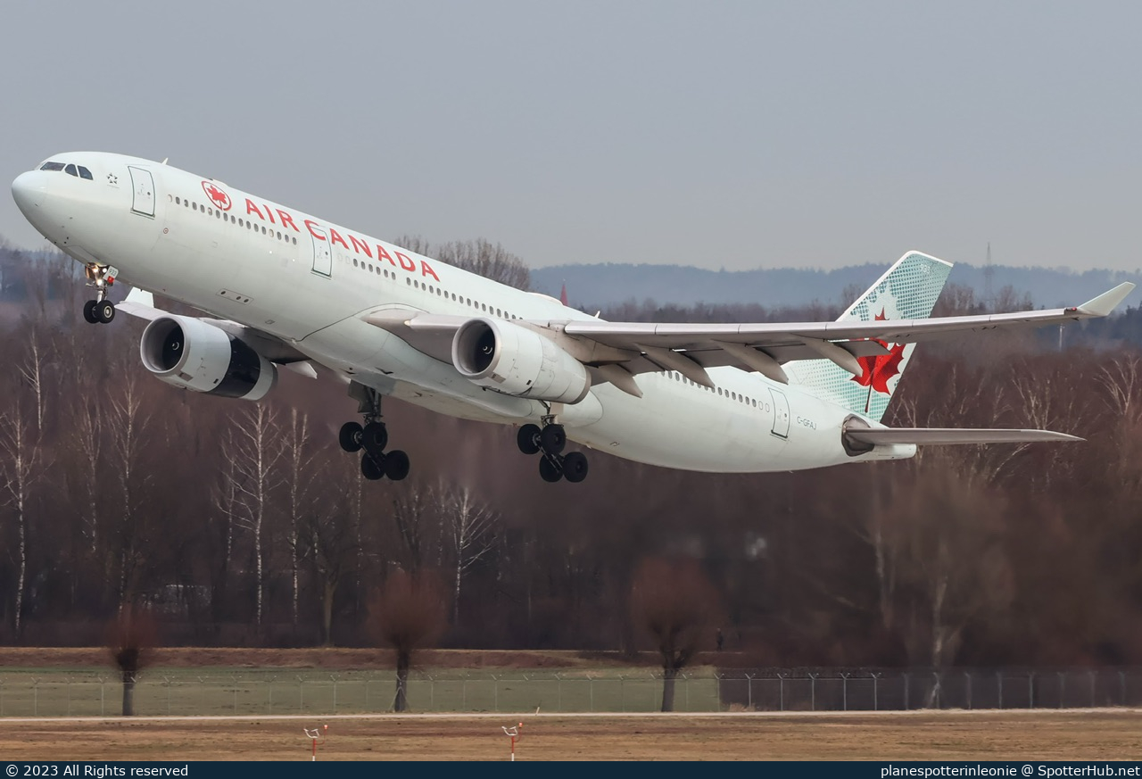 Photo of C-GFAJ - Airbus A330-343 operated by Air Canada