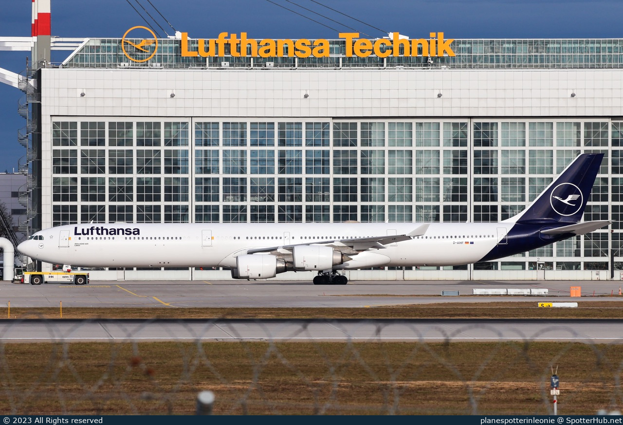 Photo of D-AIHF - Airbus A340-642 operated by Lufthansa