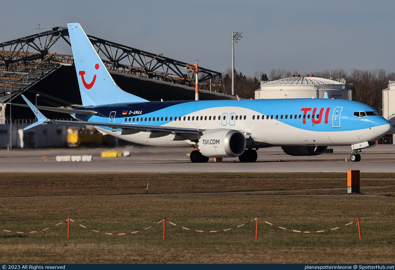 Photo of D-AMAA - Boeing 737 MAX 8 operated by TUIfly