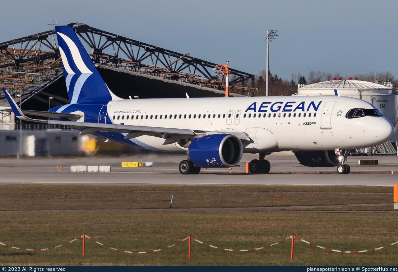 Photo of SX-NEH - Airbus A320-271N operated by Aegean Airlines