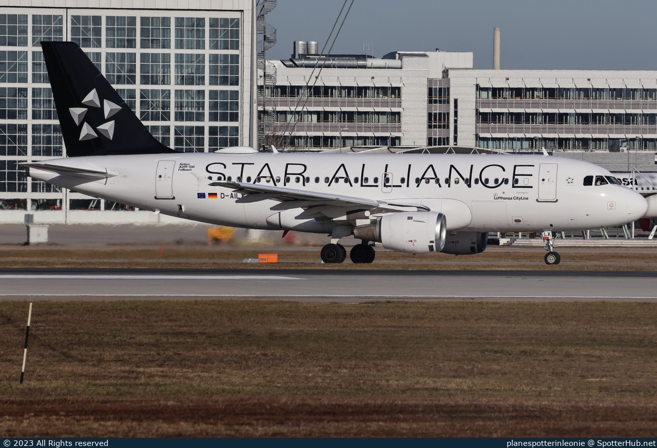 Photo of D-AILX - Airbus A319-114 operated by Lufthansa CityLine