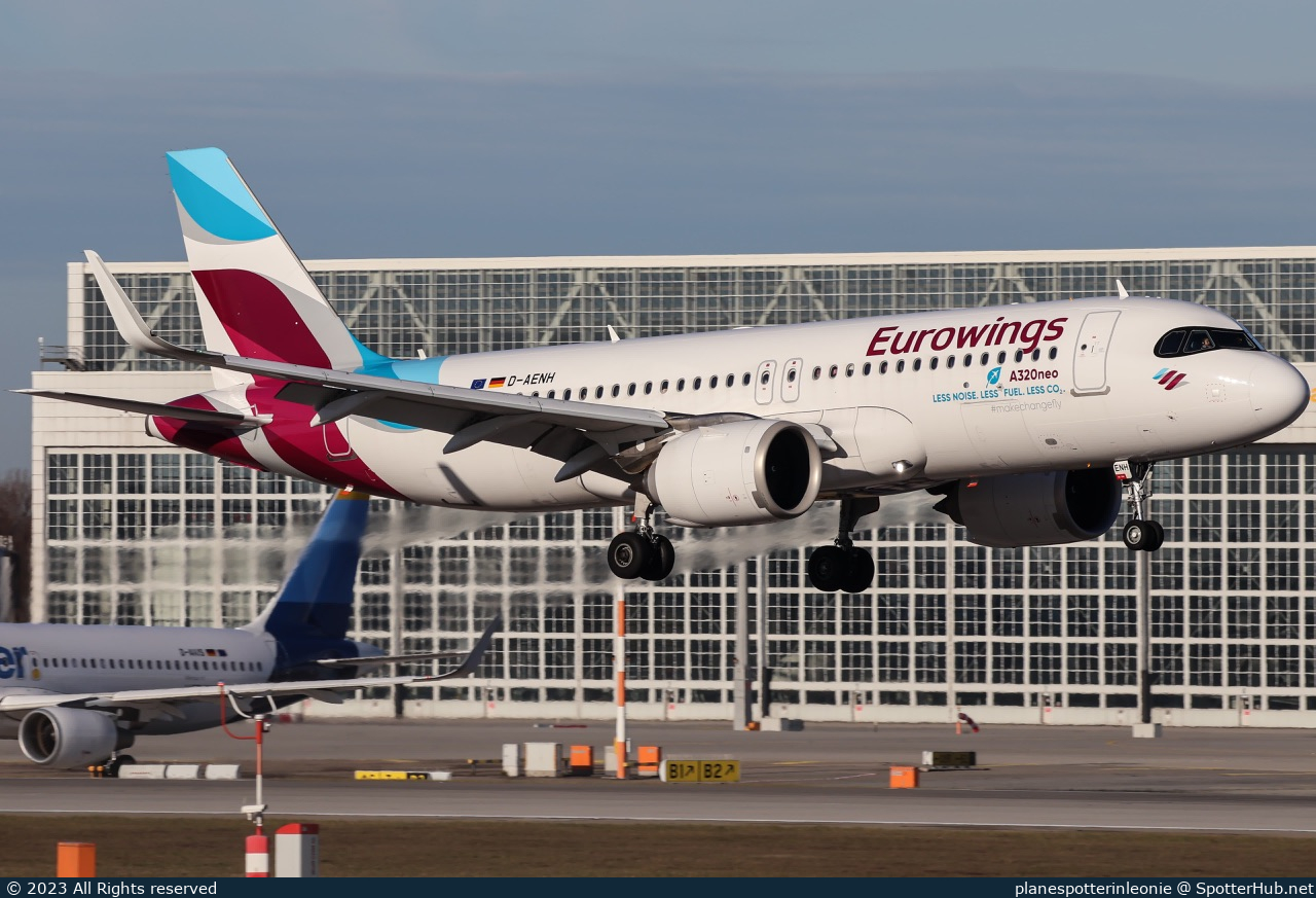 Photo of D-AENH - Airbus A320-251N operated by Eurowings