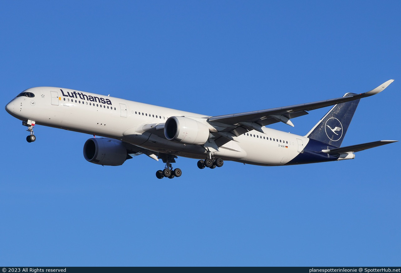 Photo of D-AIXI - Airbus A350-941 operated by Lufthansa