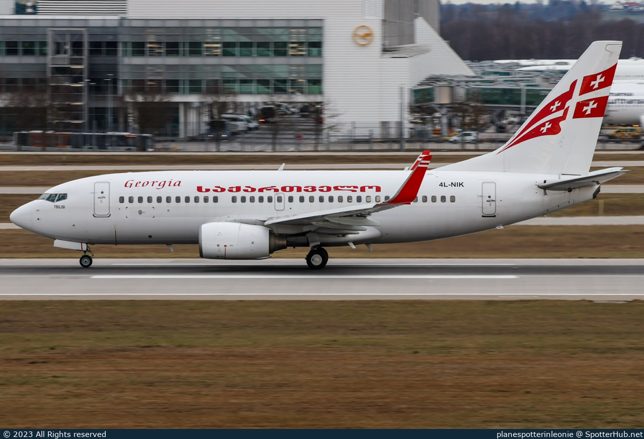 Photo of 4L-NIK - Boeing 737-783 operated by Georgian Airways