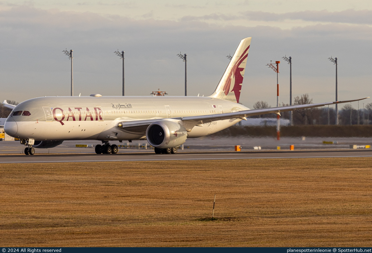 Photo of A7-BHO - Boeing 787-9 Dreamliner operated by Qatar Airways