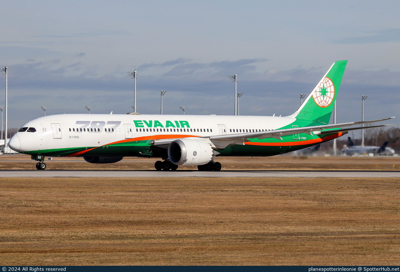Photo of B-17882 - Boeing 787-9 Dreamliner operated by EVA Air