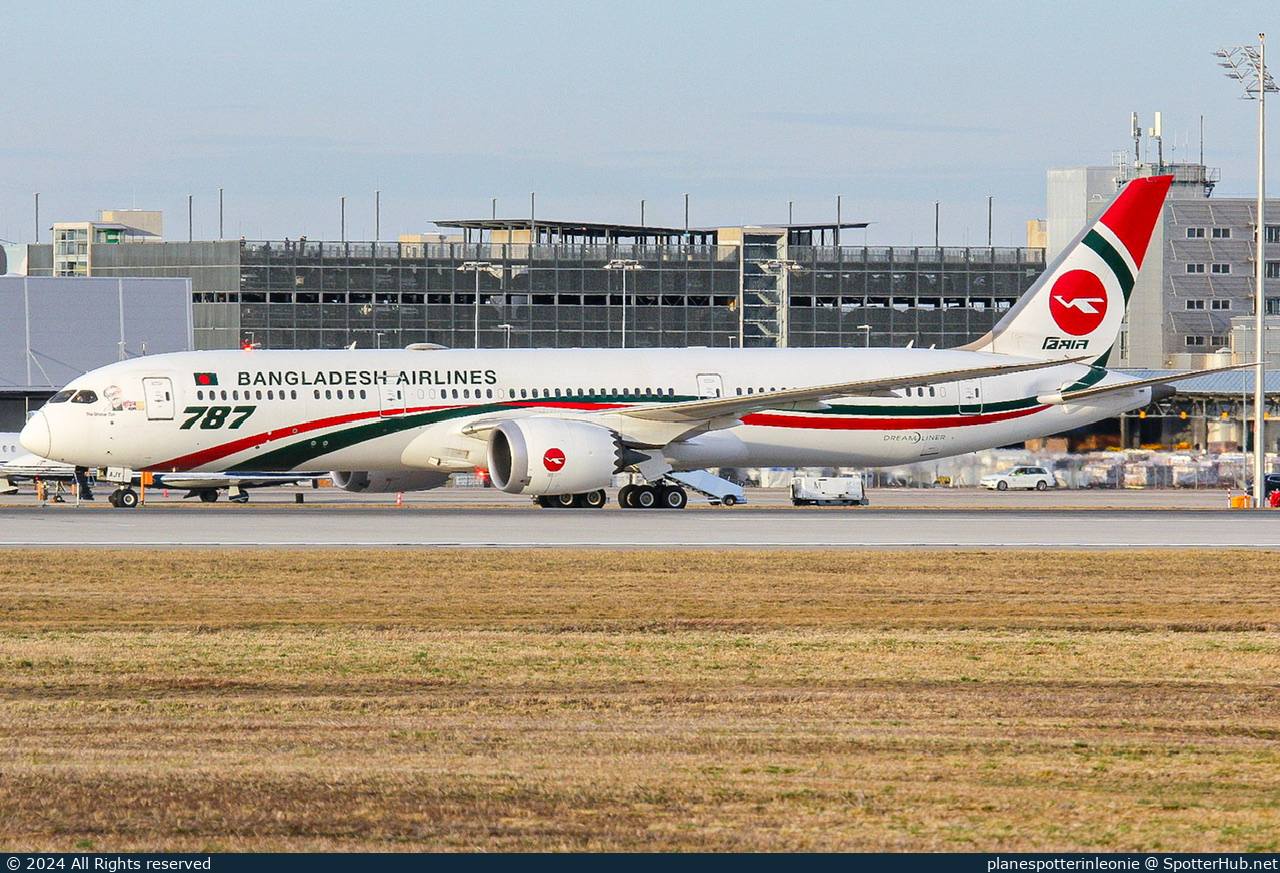 Photo of S2-AJY - Boeing 787-9 Dreamliner operated by Biman Bangladesh Airlines