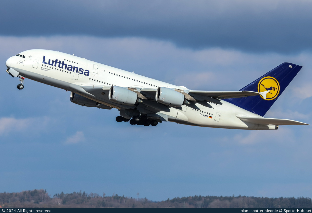 Photo of D-AIMN - Airbus A380-841 operated by Lufthansa