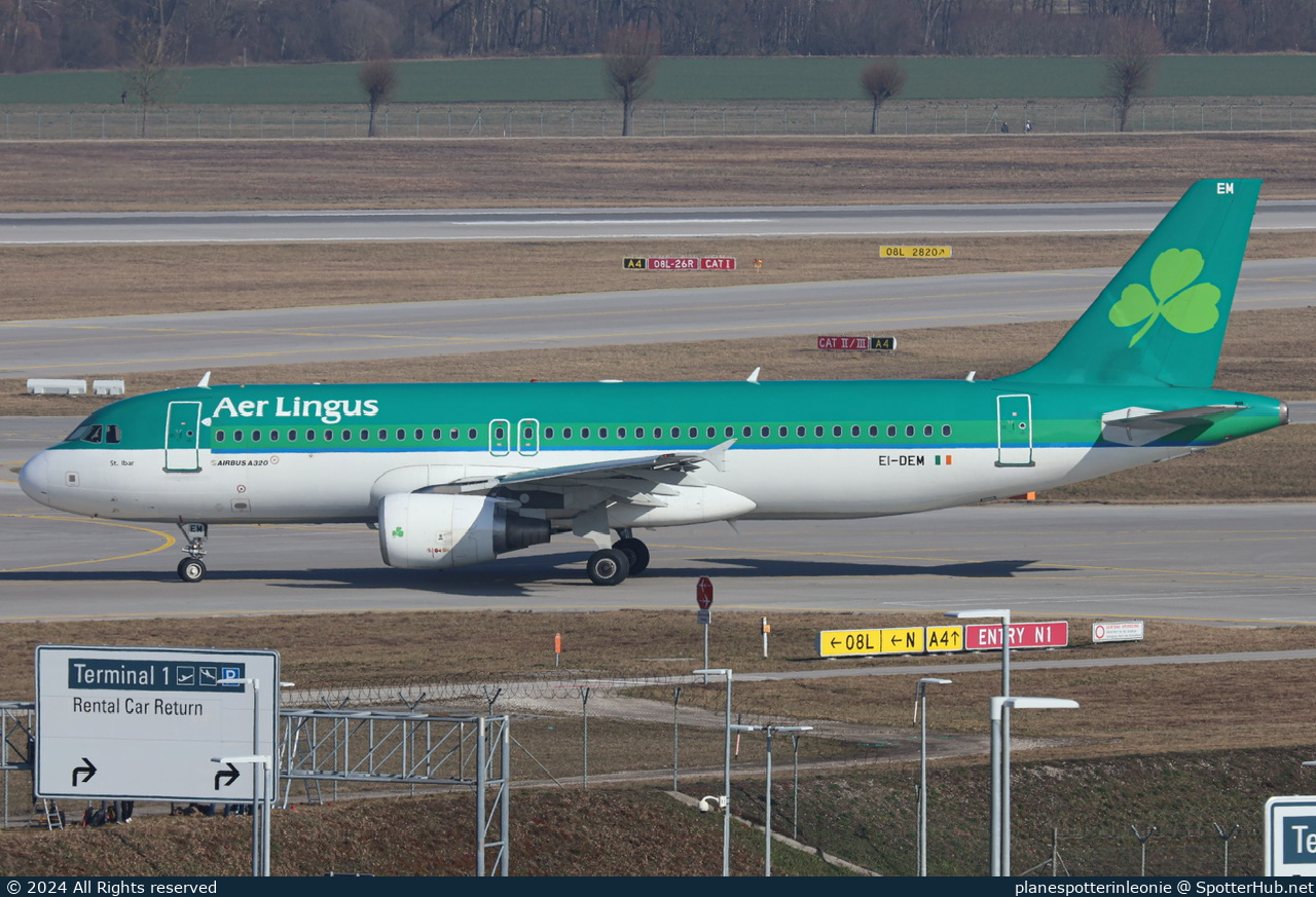 Photo of EI-DEM - Airbus A320-214 operated by Aer Lingus