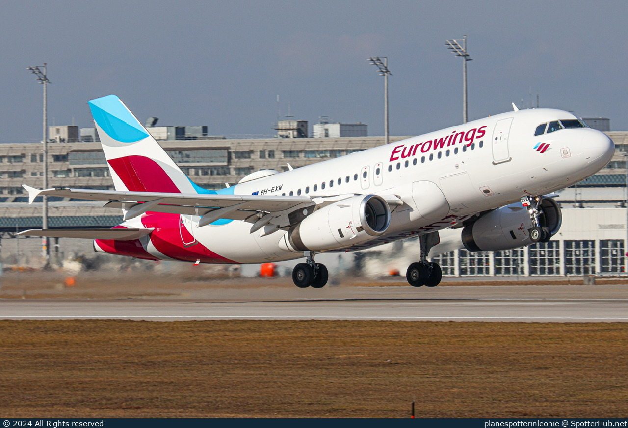 Photo of 9H-EXW - Airbus A319-132 operated by Eurowings Europe Malta