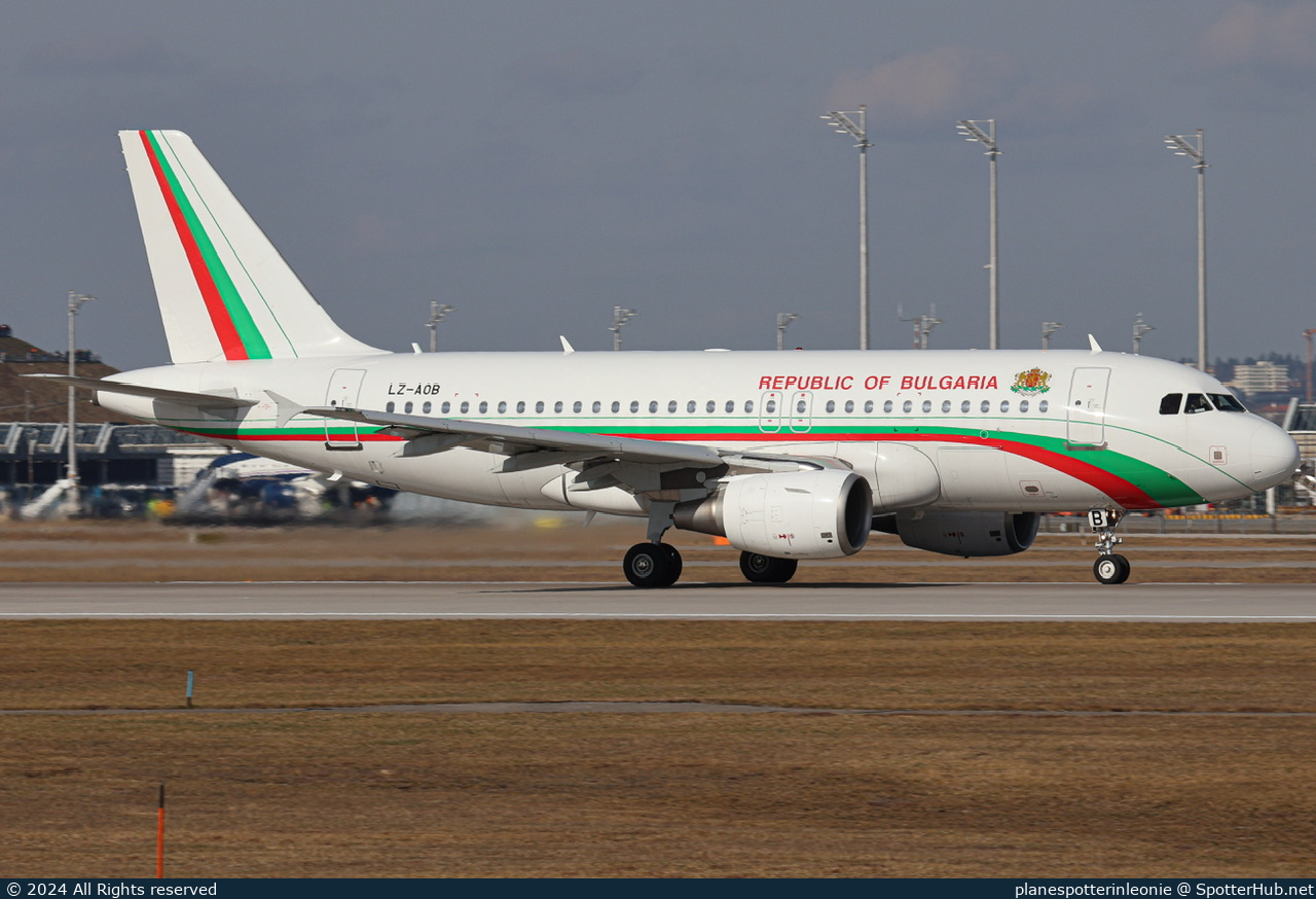 Photo of LZ-AOB - Airbus A319-112 operated by Government of Bulgaria