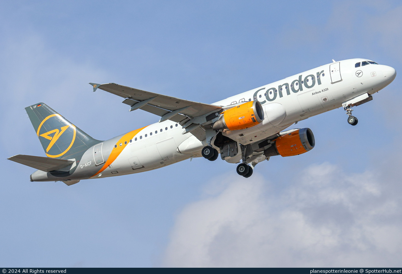 Photo of D-AICF - Airbus A320-212 operated by Condor
