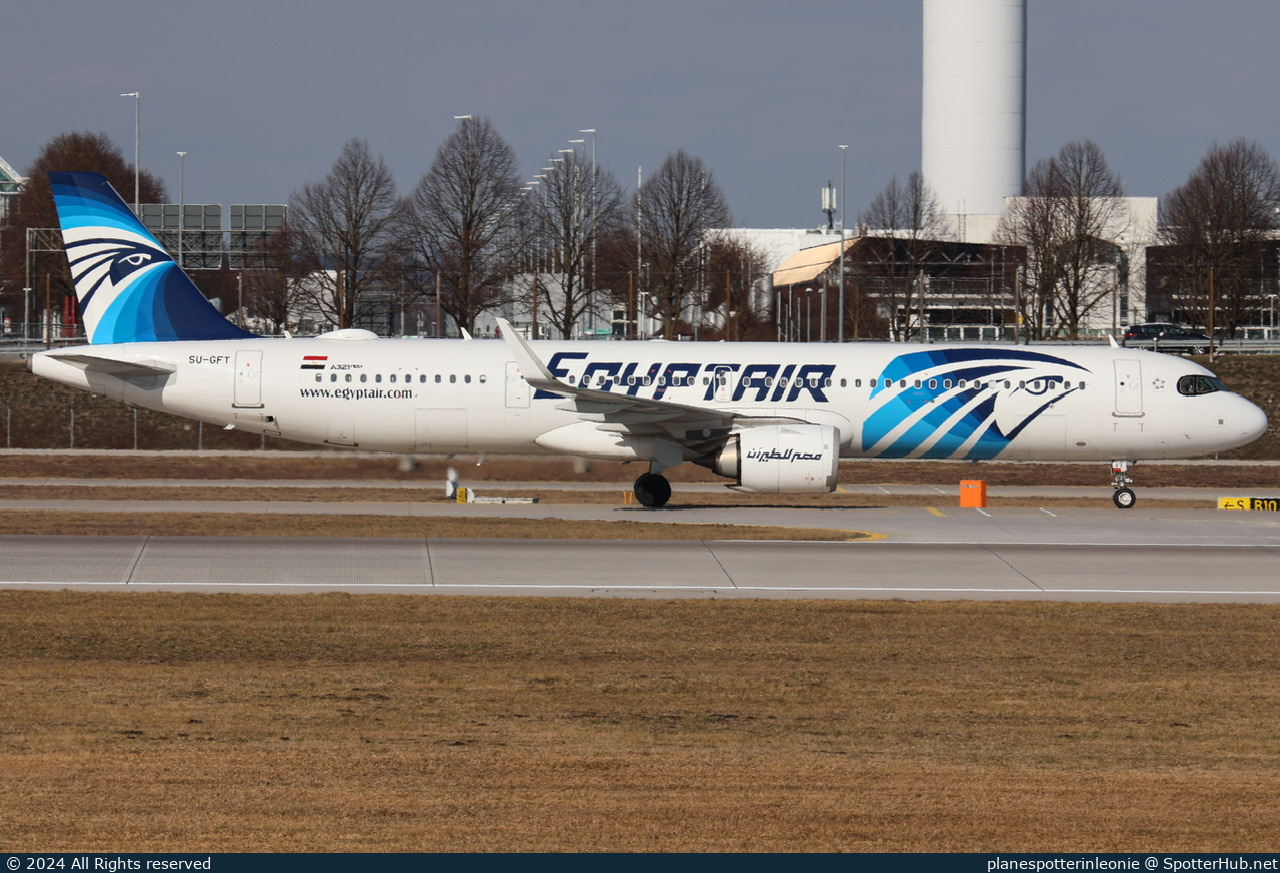 Photo of SU-GFT - Airbus A321-251NX operated by Egyptair