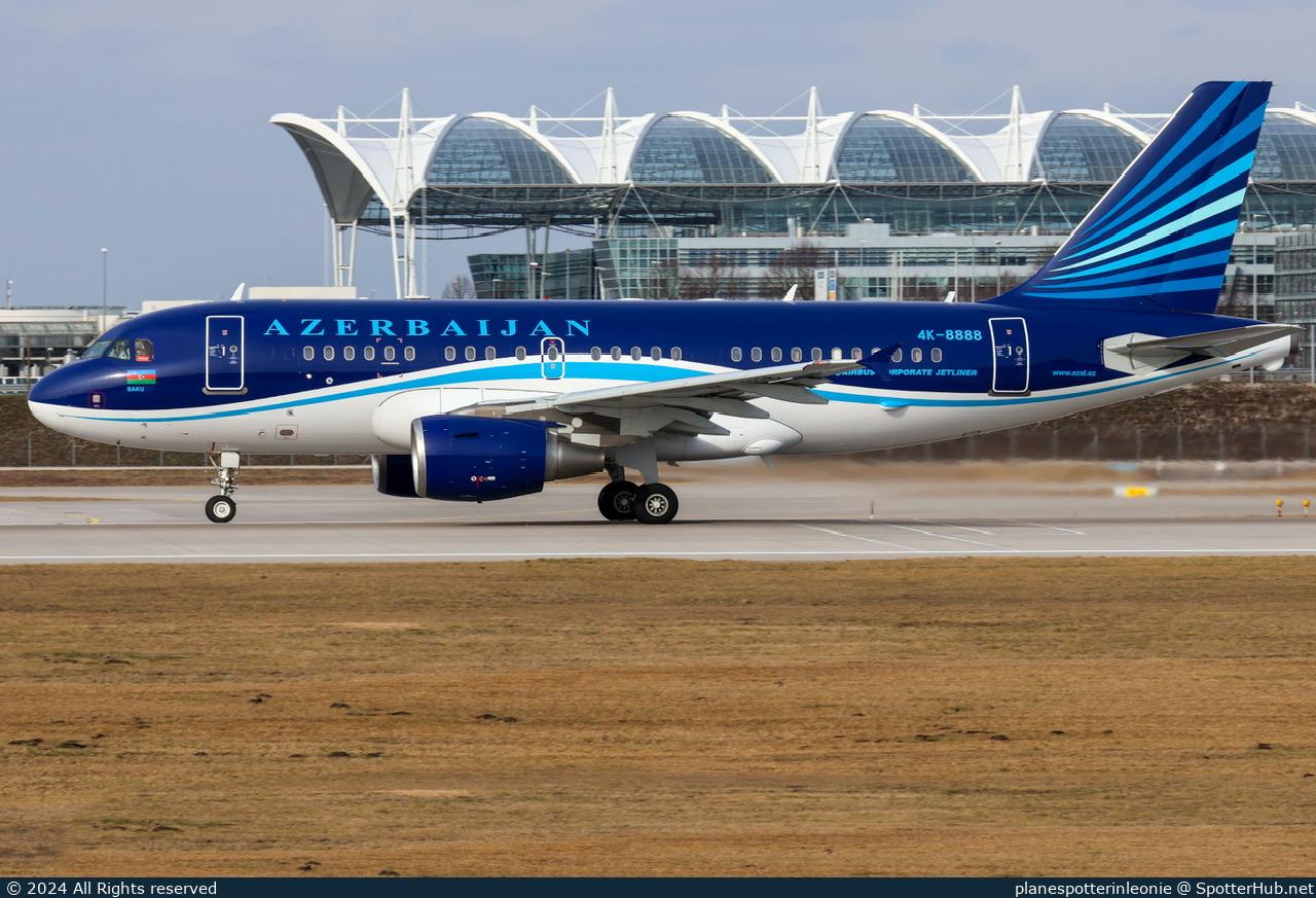 Photo of 4K-8888 - Airbus A319-115(CJ) operated by Government of Azerbaijan