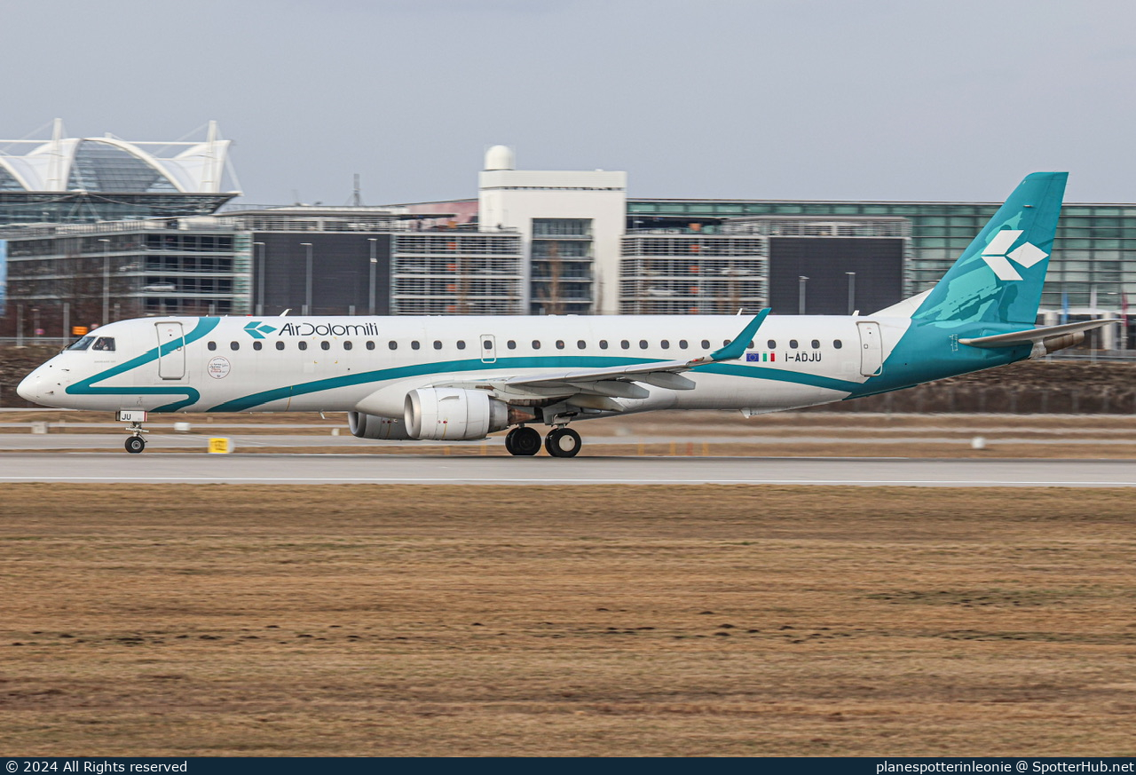 Photo of I-ADJU - Embraer ERJ-195LR operated by Air Dolomiti