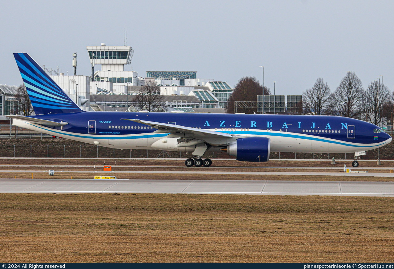 Photo of 4K-AI001 - Boeing 777-200LR operated by Government of Azerbaijan