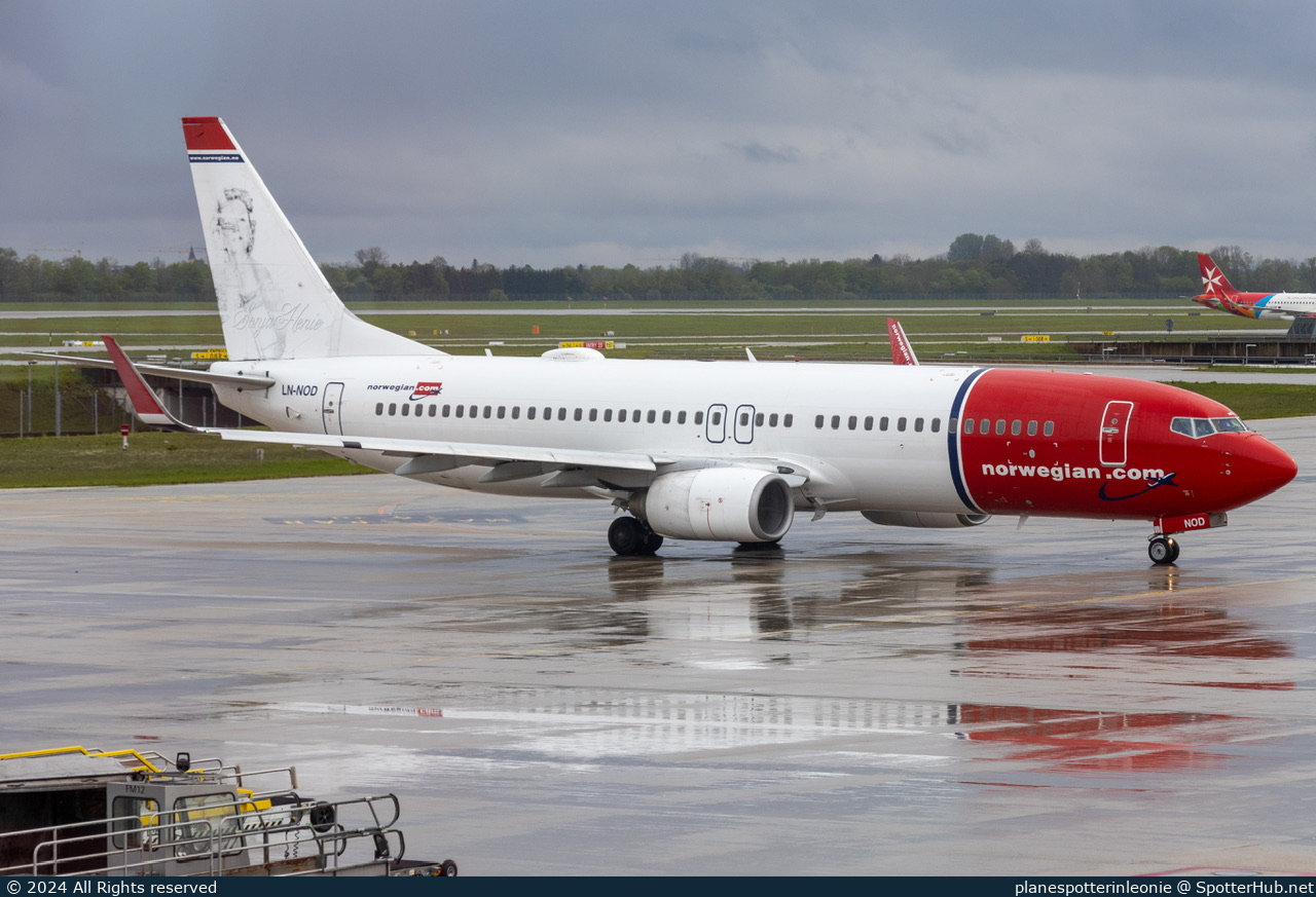 Photo of LN-NOD - Boeing 737-8Q8 operated by Norwegian Air Shuttle