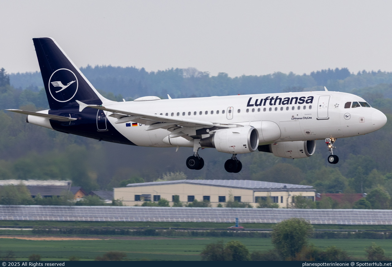 Photo of D-AIBQ - Airbus A319-112 operated by Lufthansa CityLine