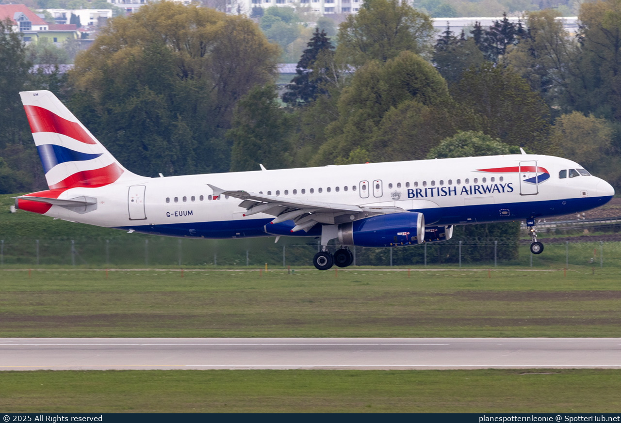 Photo of G-EUUM - Airbus A320-232 operated by British Airways