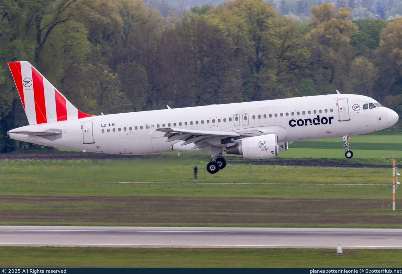 Photo of LZ-LAI - Airbus A320-214 operated by Condor (opb European Air Charter)