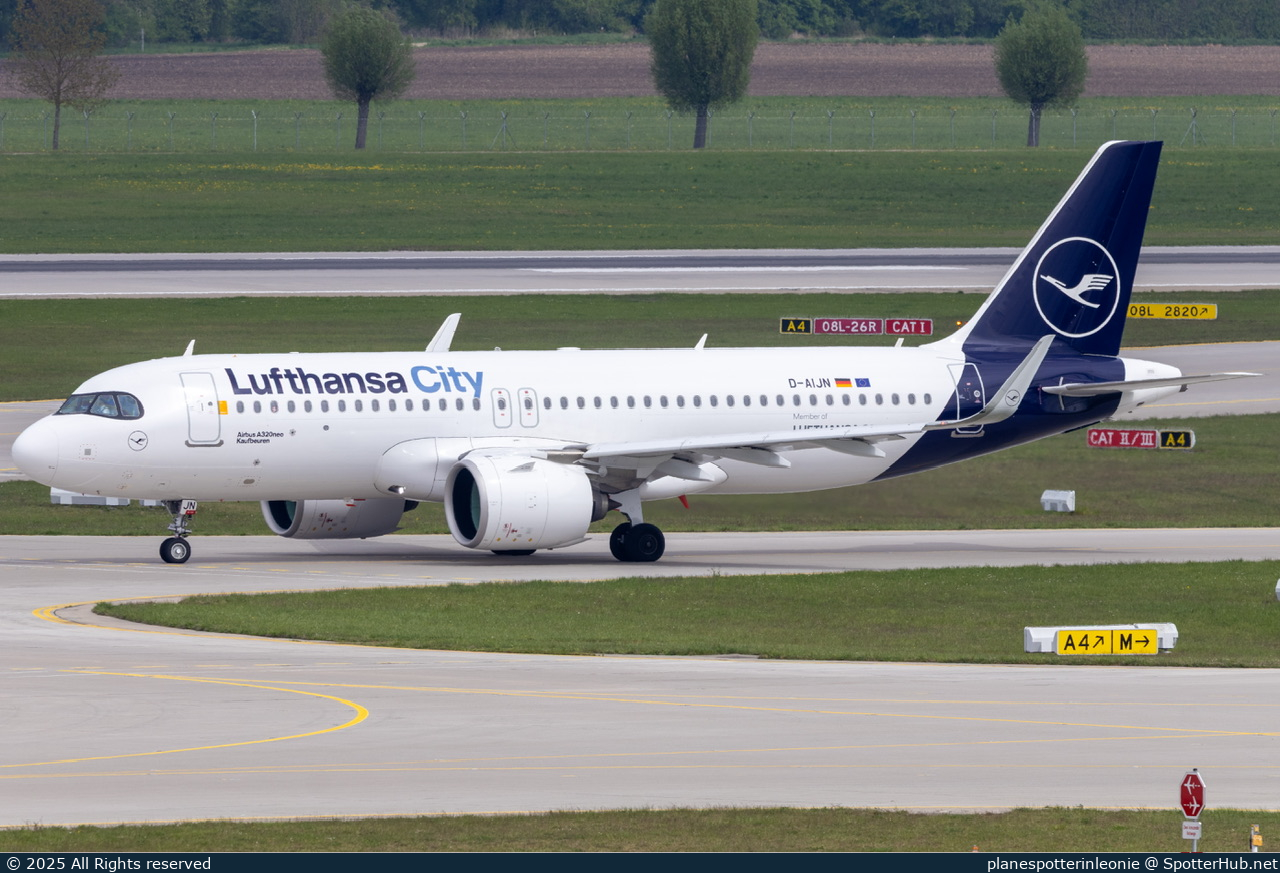 Photo of D-AIJN - Airbus A320-271N operated by Lufthansa City Airlines