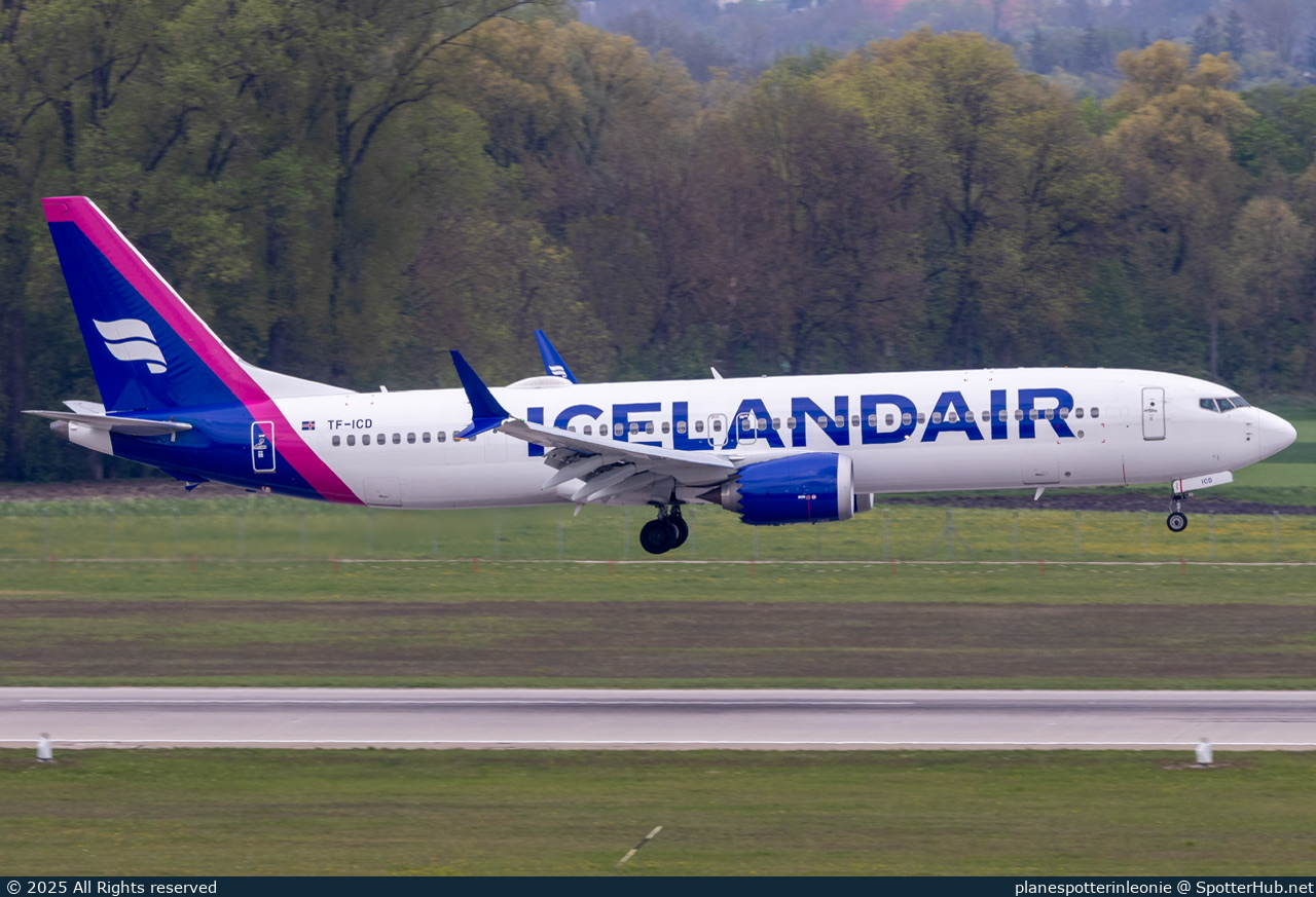 Photo of TF-ICD - Boeing 737 MAX 9 operated by Icelandair