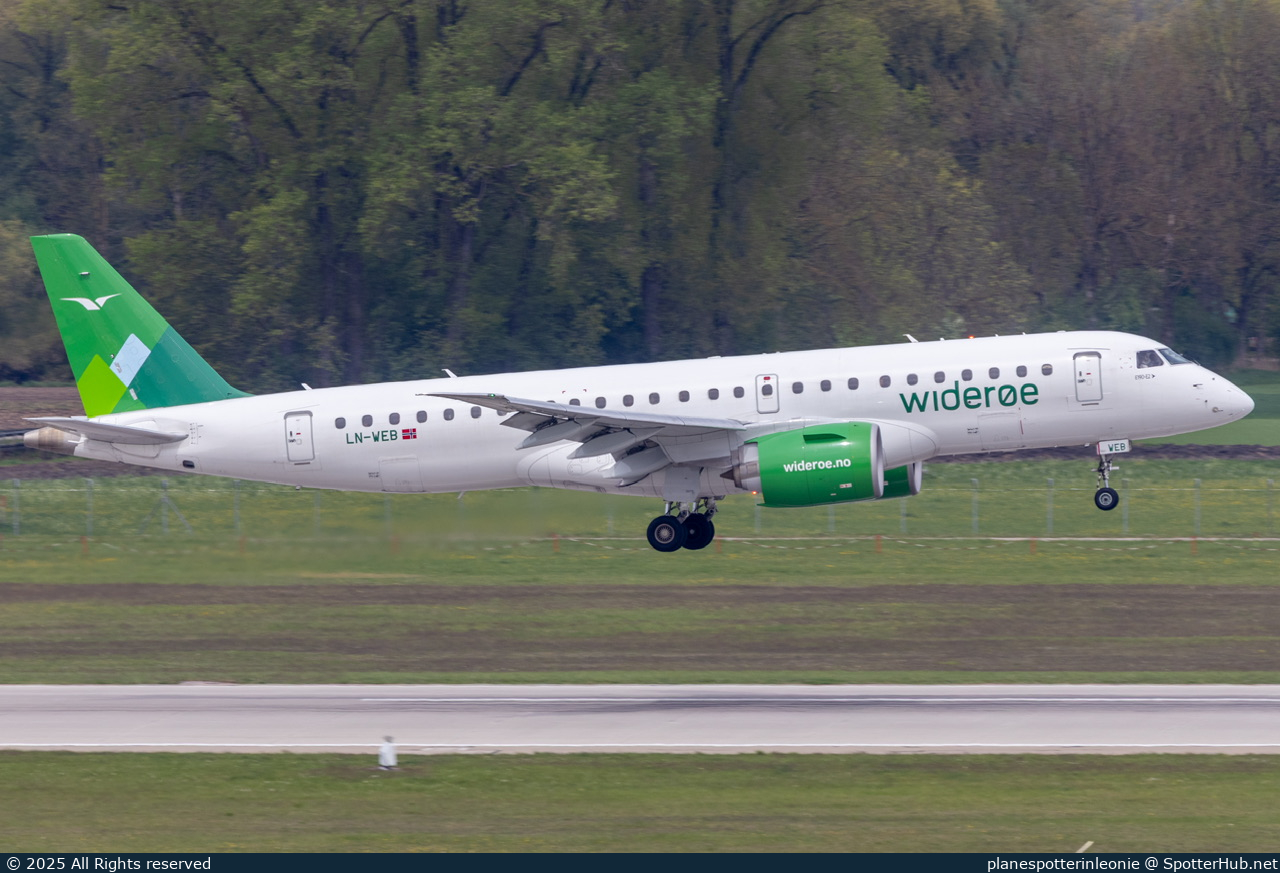 Photo of LN-WEB - Embraer ERJ-190-E2 operated by Widerøe
