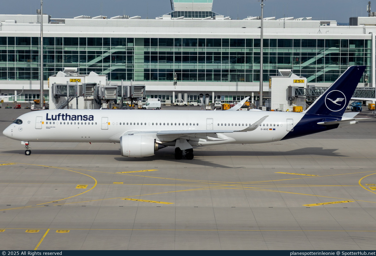 Photo of D-AIXZ - Airbus A350-941 operated by Lufthansa