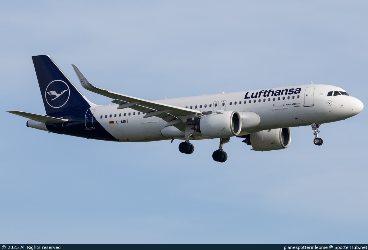 Photo of D-AINT - Airbus A320-271N operated by Lufthansa