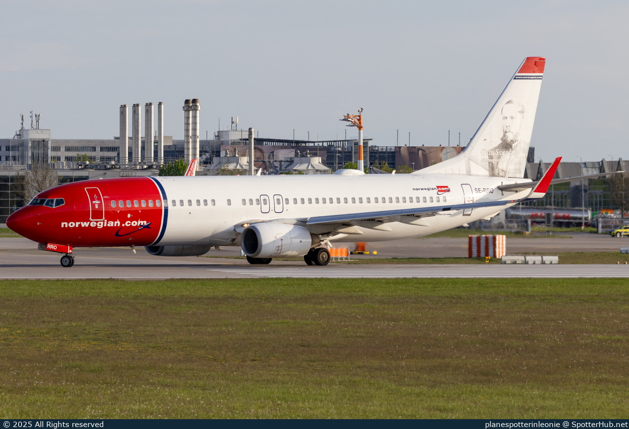 Photo of SE-RRO - Boeing 737-8JP operated by Norwegian Air Sweden