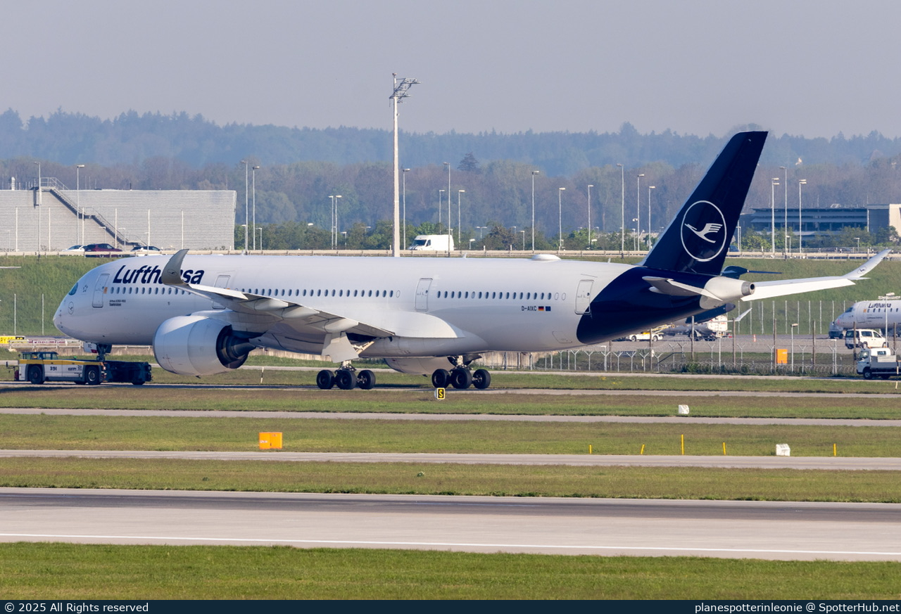 Photo of D-AIXC - Airbus A350-941 operated by Lufthansa