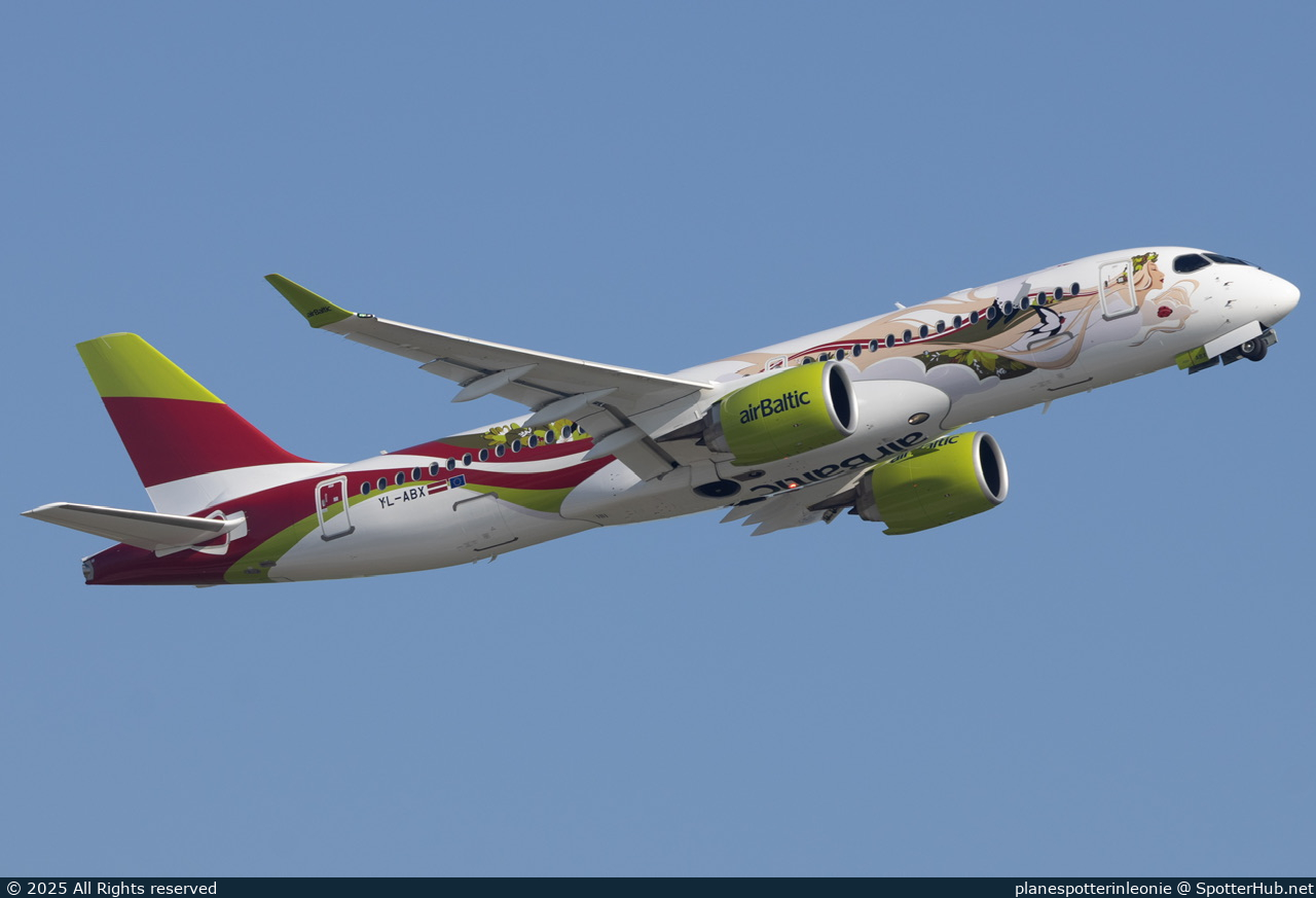 Photo of YL-ABX - Airbus A220-300 operated by airBaltic