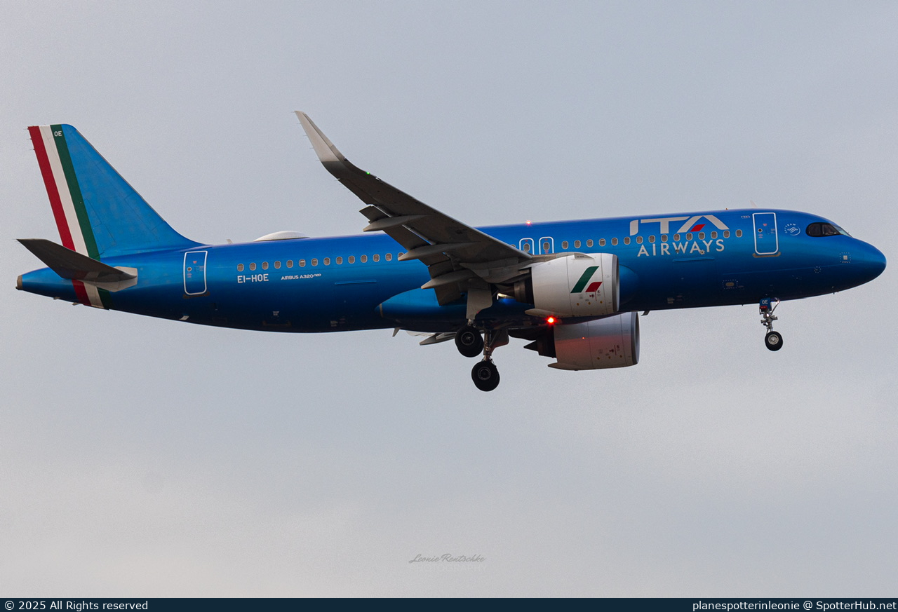 Photo of EI-HOE - Airbus A320-272N operated by ITA Airways