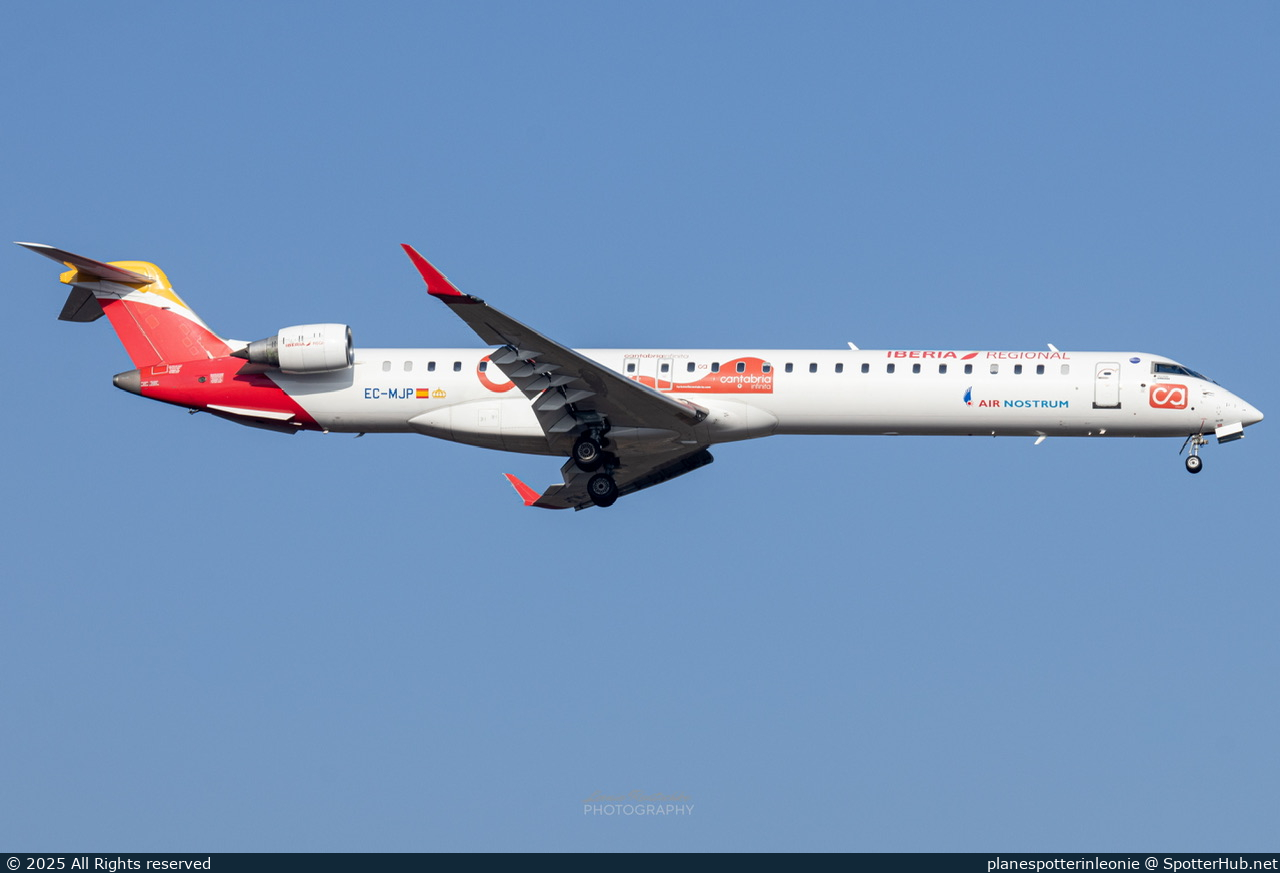 Photo of EC-MJP - Bombardier CRJ-1000 operated by Iberia Regional (opb Air Nostrum)
