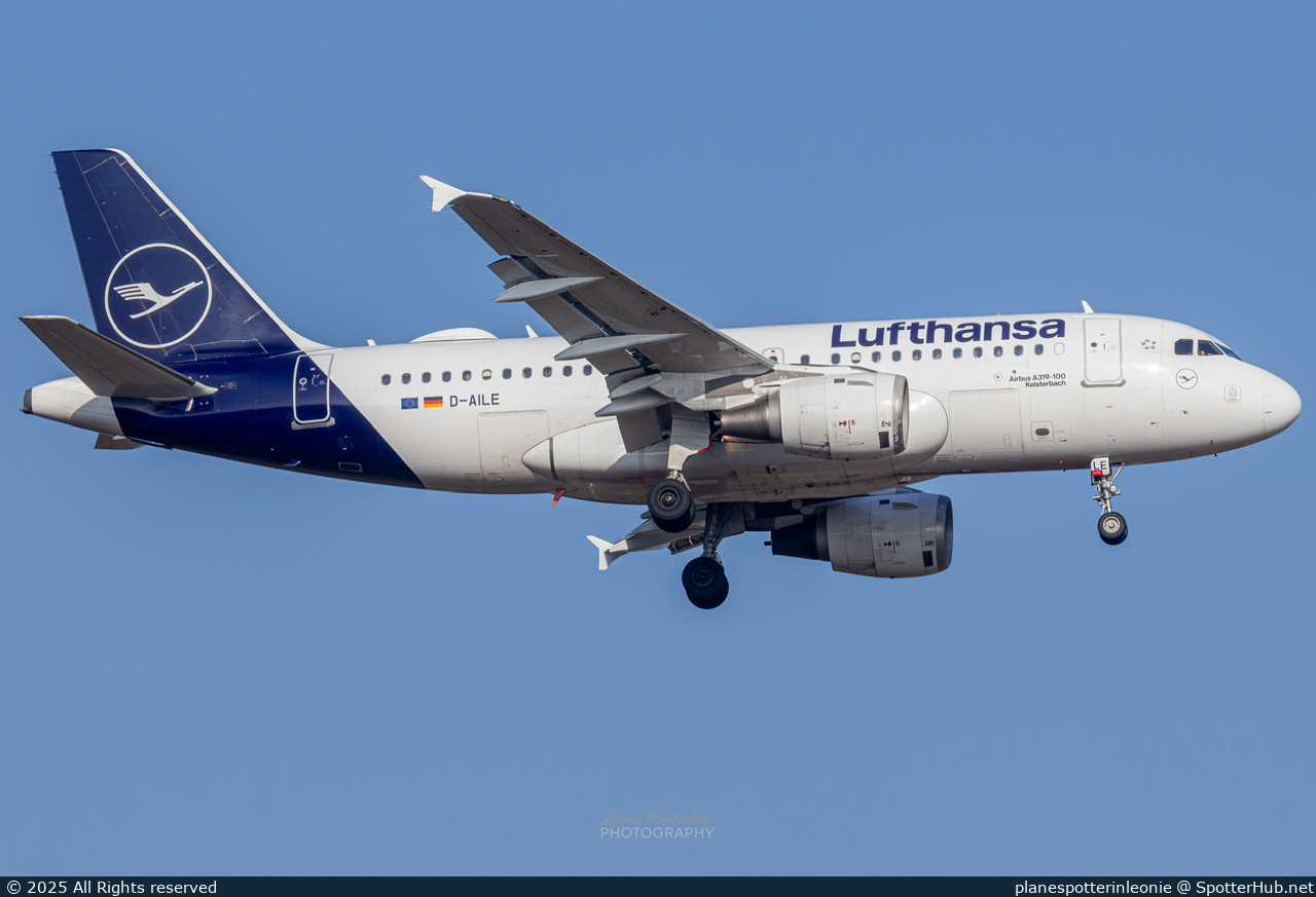 Photo of D-AILE - Airbus A319-114 operated by Lufthansa