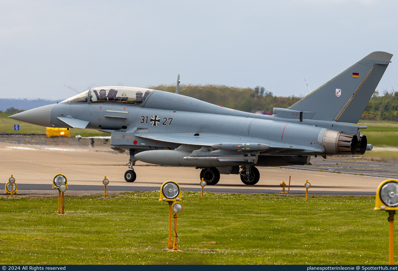 Photo of 31+27 - Eurofighter Typhoon EF-2000(T) operated by German Air Force