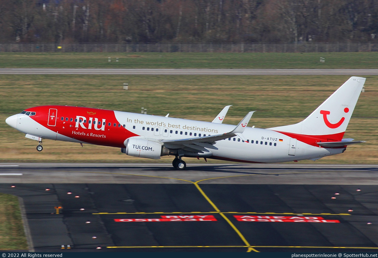 Photo of D-ATUZ - Boeing 737-8K5 operated by TUIfly