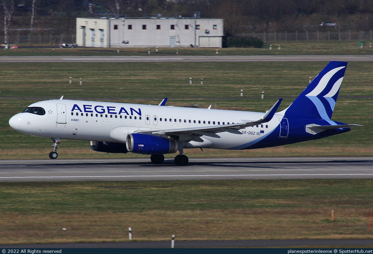Photo of SX-DGZ - Airbus A320-232 operated by Aegean Airlines