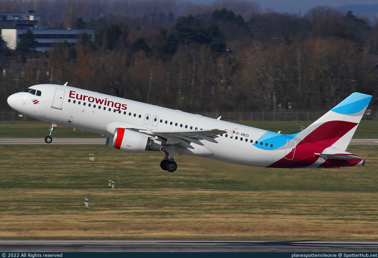 Photo of D-ABZI - Airbus A320-216 operated by Eurowings