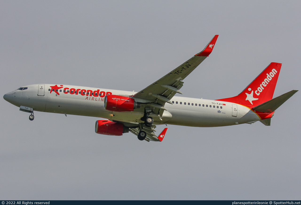 Photo of TC-TJV - Boeing 737-86J operated by Corendon Airlines
